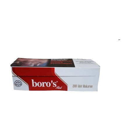 Boros Red Boş Sigara Tüpü Makaron