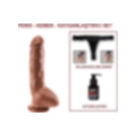 Odins Shop 25 CM Belden Bağlamalı Realistik Vantuzlu Melez Penis