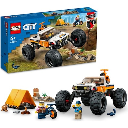 LEGO® City 4x4 Arazi Aracı Maceraları 60387 6+ Yaratıcı Oyuncak Yapım Seti - 252 Parça