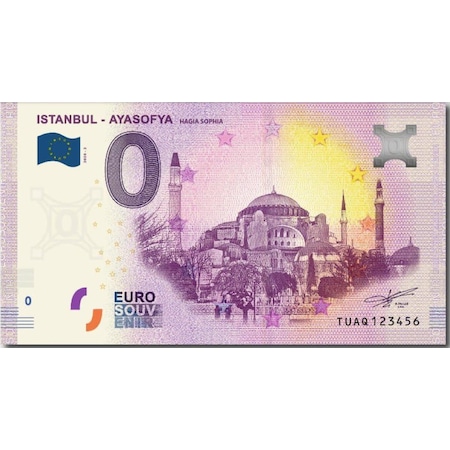 0 Euro Hatıra ve Koleksiyon Parası - Ayasofya - 2020