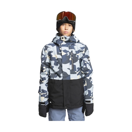 Quiksilver Mission Printed Block Youth Erkek Çocuk Snowboard Montu Renkli Renkli