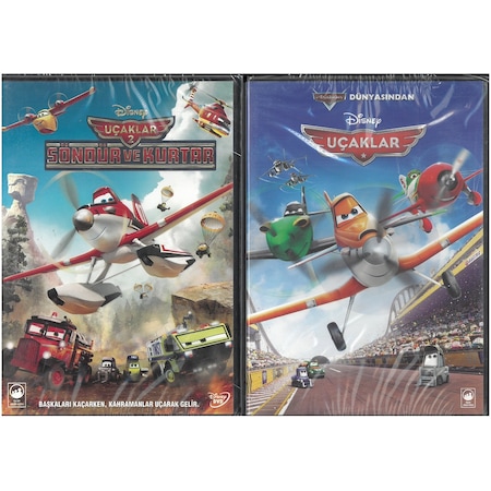 Disney Planes 1-2 (Uçaklar) 2 Film Dvd Türkçe Dublaj ve Altyazılı