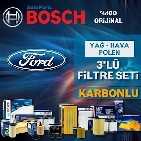 Ford Fiesta 1.4 Tdcı Euro 4 Bosch Filtre Bakım Seti 2002-2011 (495301608)