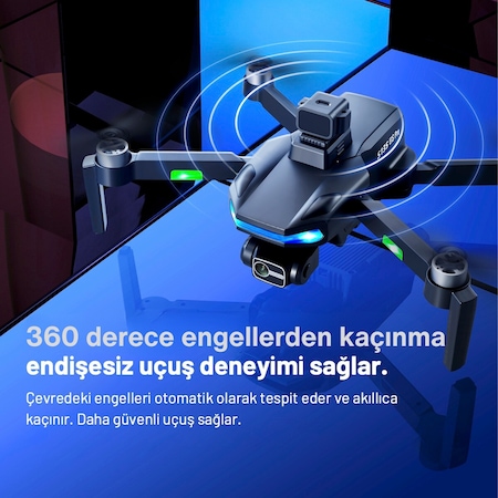 S135 Pro Gps Drone 2k Hd Beni Takip Et Engelden Kaçınma Çift Kamera