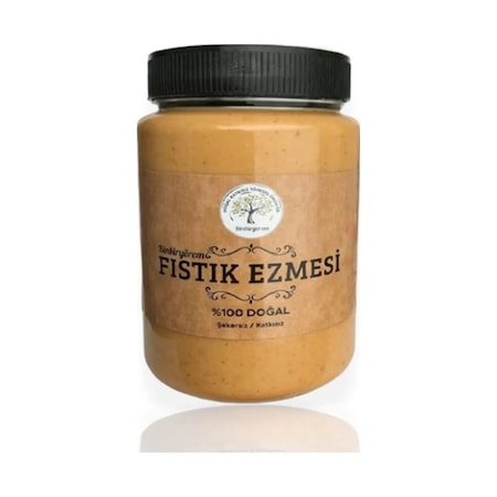 Binbiryörem Şekersiz Katkısız Fıstık Ezmesi 1 KG