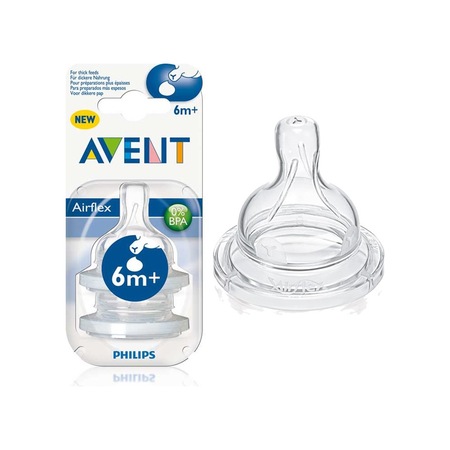 Philips Avent Biberon Emziği Silikon 2Li -Scf636