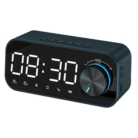 UpWay Dijital Çalar Saat LED Ekran Bluetooth Hoparlör MP3 FM Rady
