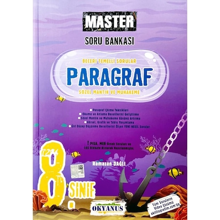 8. Sınıf Master Paragraf Soru Bankası - Okyanus Yayıncılık - Ramazan Dağlı