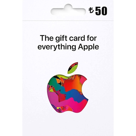 50 Tl Apple Store Itunes Hediye Kartı (436562610)