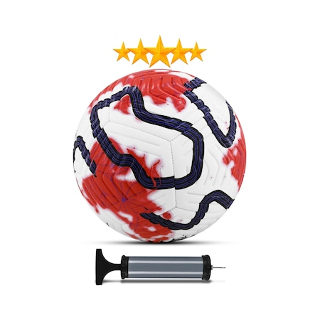 Orijinal Futbol Topu Color Pompalı Set Sert Zemin Halı Saha Futbol Topu Hibrit No:5