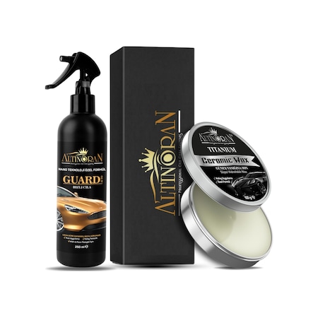 Altın Oran Titanium Seramik Katkılı Wax Krem Cila + Guard Auto