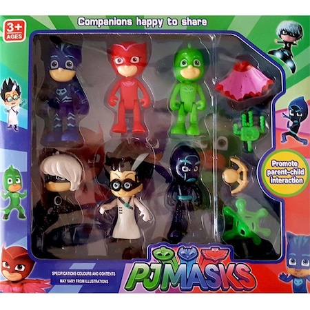 Pjmasks 10'lu Pijamaskeliler Figür Seti