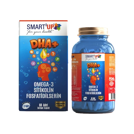 Smart Up Dha+ Omega-3 Soft Gel 60 Kapsül