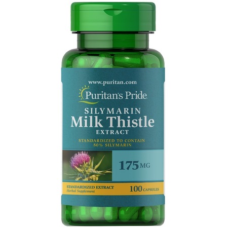 Puritan's Pride Silymarin Milk Thistle Extract 175 Mg 100 Kapsül