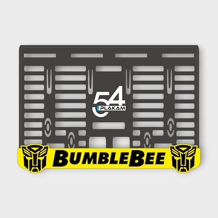 Plakam54 Bumblebee Pleksi Motor 3d Plakalığı