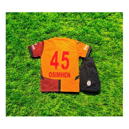 Vıctor Osımhen Galatasaray Çoçuk Forması 4lü Set Bileklik Çorap