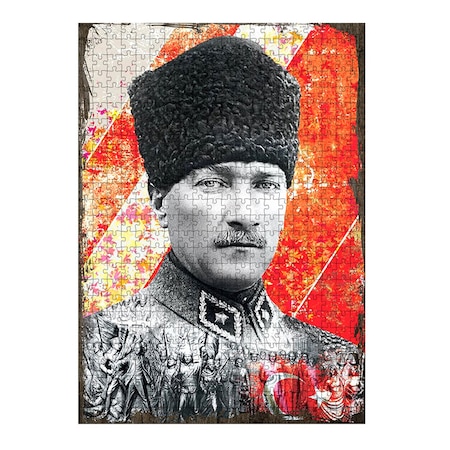 Tablomega Ahşap Mdf Puzzle Yapboz Mustafa Kemal Atatürk (525335450)