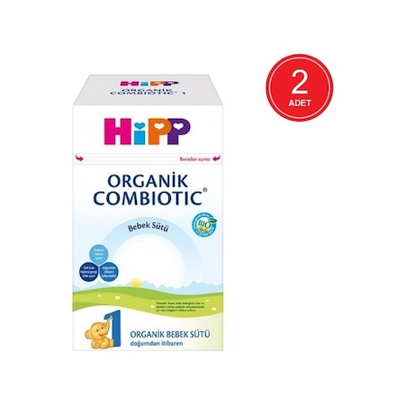 Hipp 1 Combiotic Organik Bebek Sütü 0+ Ay 2 x 800 G