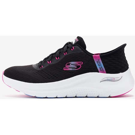 Skechers Arch Fit 2.0 - Easy Chic Kadın Siyah Spor Ayakkabı 150066 Bkhp