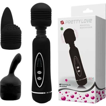 Hızlı Express Pretty Love 12 Titreşimli 2 Başlıklı Teknolojik Vibratör Klitoral Mastürbatör