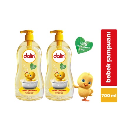 Dalin Bebek Şampuanı Klasik 700ML Pompalı (2 Li Set)