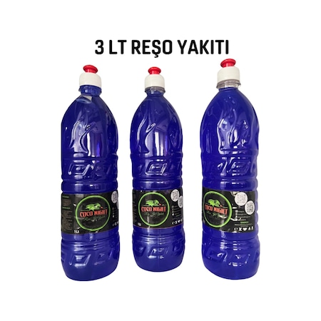 Coco Night Reşo Mangal Şömine Soba Kömürü Tutuşturucu Jel Yakıtı 3 x 1 L