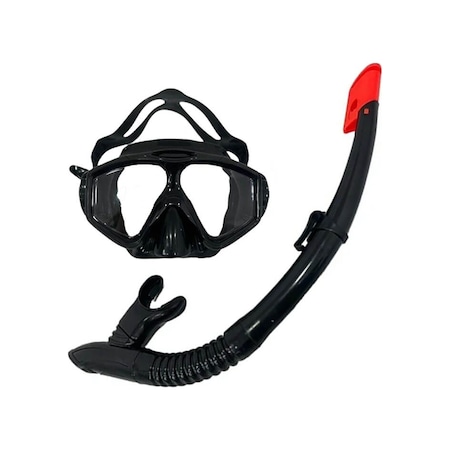 Apnea Miami Siyah Maske Şnorkel Set