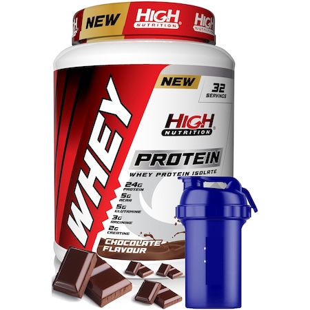 Whey Protein 960 Gr Çikolata Aromalı Protein Tozu 24 Gr Protein