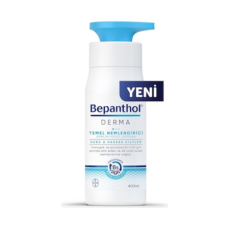 Bepanthol Derma Temel Nemlendirici Günlük Vücut Losyonu 400 ML