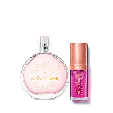 Avon Wish Of Love Kadın Parfüm 50 ML + Nourshing Dudak Yağı