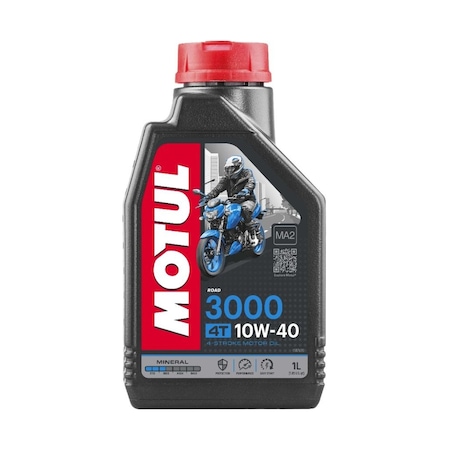 Motul 3000 10W-40 4T Motosiklet Motor Yağı 12 x 1 L