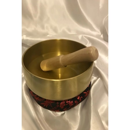 Tibet Çanağı Pirinç Çanı Kasesi Meditasyon Çanı Yoga Çanı Tibet Singing Bowl 16 Cm