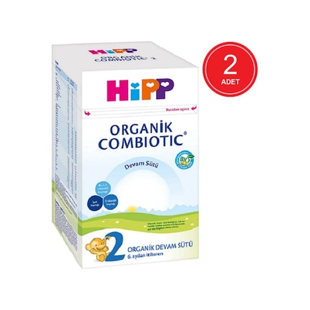 Hipp 2 Organik Combiotic Devam Sütü 6+ Ay 2 x 800 G