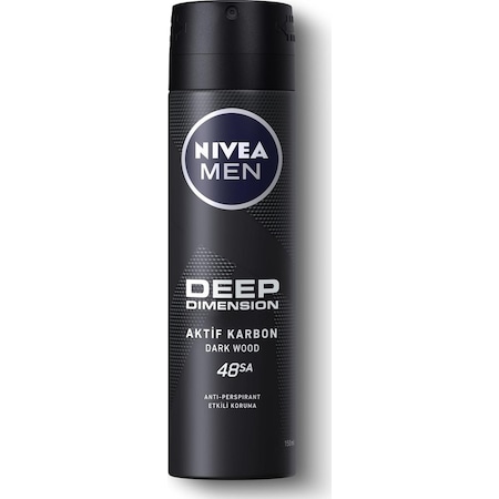 Nivea Men Deep Dimension Erkek Sprey Deodorant 150 ML