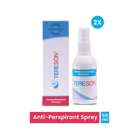 Tereson El Ayak ve Koltuk Altı Terleme Önleyici Sprey 2 x 50 ML