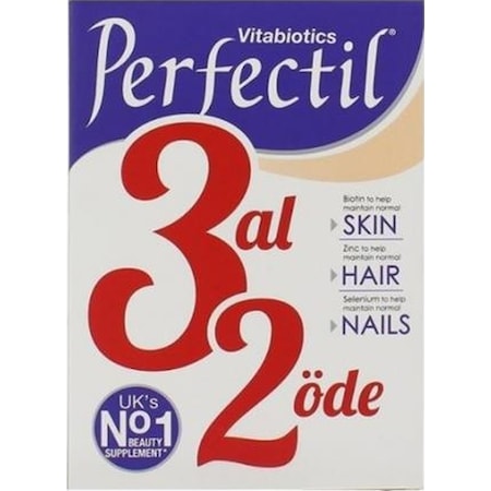 Perfectil Skin Hair Nails Cilt Saç Tırnak Güçlendirici 3 Al 2 Öde 30 Tablet 3 Adet