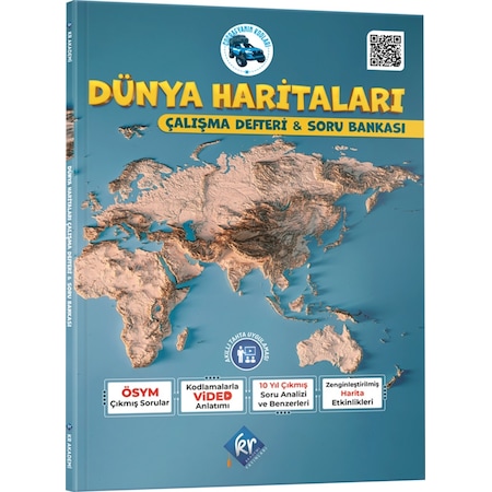 Coğrafyanın Kodları Dünya Haritaları Çalışma Defteri ve Soru Bankası