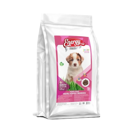 Energy Kuzu Etli Yavru Köpek Maması 15 KG