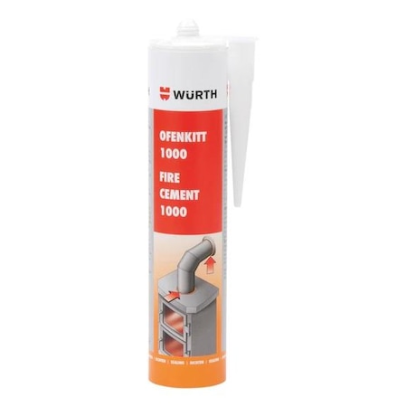 Würth 1000C Isıya Dayanıklı Fırın ve Soba Macunu