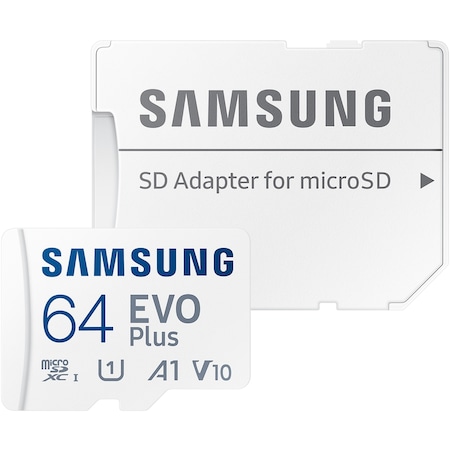 Samsung Evo Plus MB-MC64KA/TR 64 GB Micro SDXC Classs 10 UHS-I U1 Hafıza Kartı