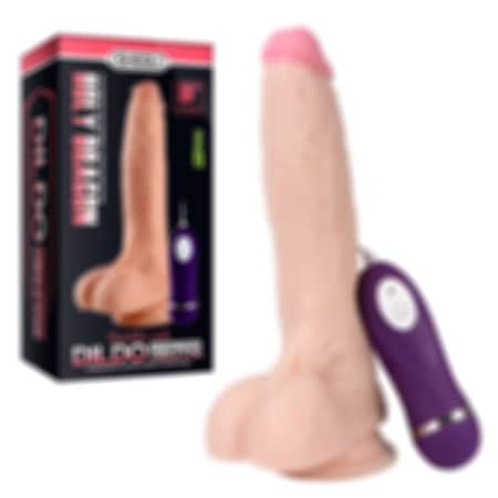 Hızlı Express Shequ Holy 21 Cm 10 Hız Titreşimli Vantuzlu Realistik Vibratör Penis