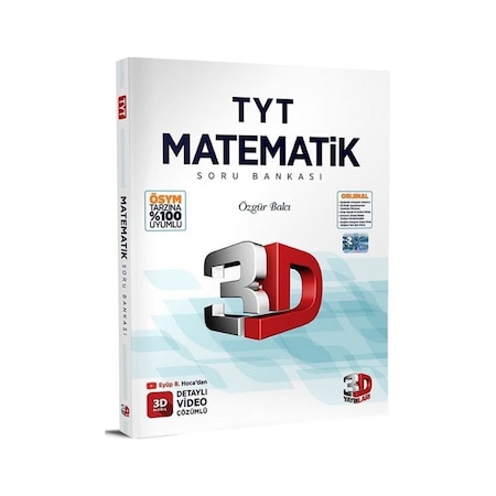 2025 Tyt Matematik 3d Soru Bankası 3d Yayınları