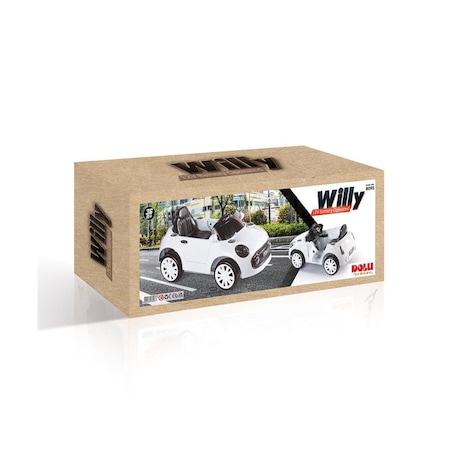 8093 Willy 12V Uzaktan Kumandalı Akülü Araba- Dolu Oyuncak Beyaz