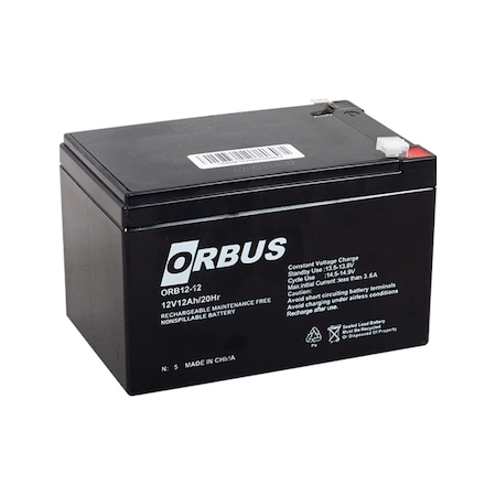 12 V 12 Ah-amper Ups Kuru Tip Agm Orbus.pilsan Uyumlu