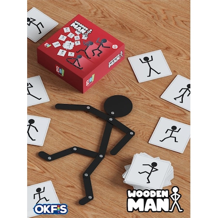 Wooden Man Eğitici Aktivite Oyuncağı Ahşap Oyuncak