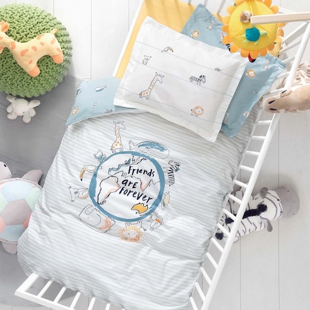 Yataş Bedding Friends Ranforce Bebek Nevresim Takımı