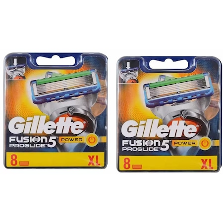 Gillette Fusion 5 Proglide Power XL Yedek Tıraş Bıçağı 2 x 8'li