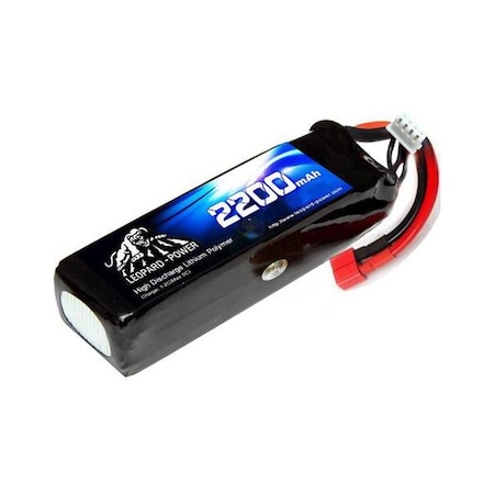 Leopard Power 2200 mAh 11.1V 3S 25C Lipo Batarya Pil T Plug