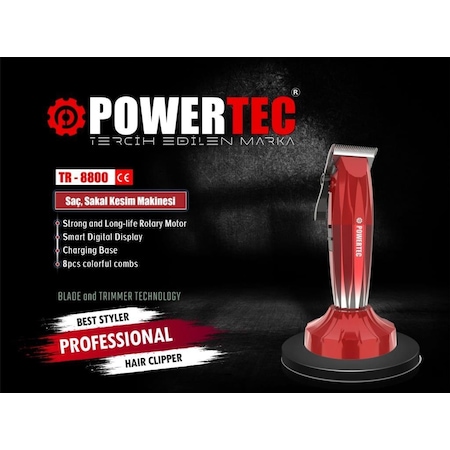 Powertec TR-8800 Saç Sakal Tıraş Makinesi