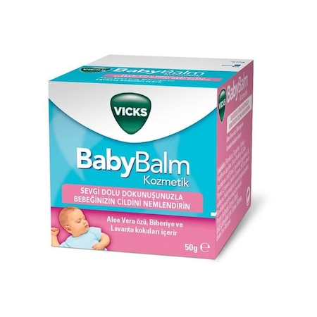 Vıcks Baby Balm Nemlendirici Bebek Bakım Kremi 50 G